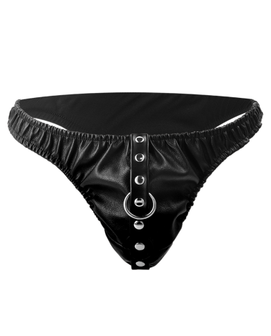 DARKNESS - CULOTTE NOIR AVEC LAISSE