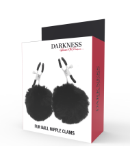 DARKNESS - PALOURDES À TAMPONS BOULES DE FOURRURE