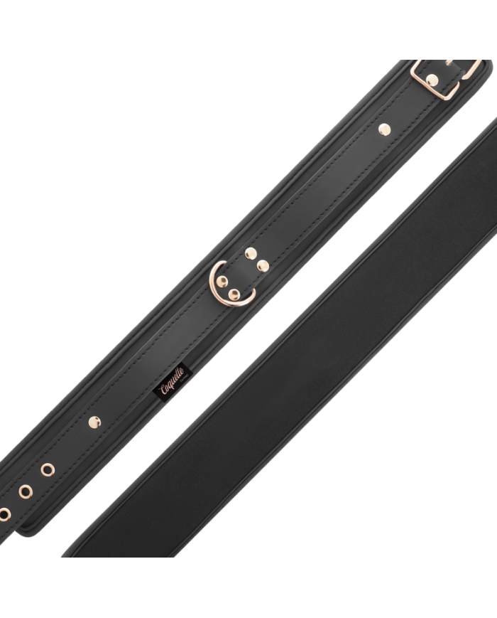 COQUETTE CHIC DESIRE - COLLIER FANTAISIE EN CUIR VÉGAN AVEC BRACELET ET DOUBLURE EN NÉOPRÈNE