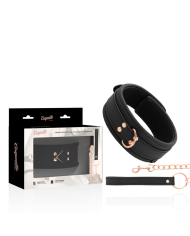COQUETTE CHIC DESIRE - COLLIER FANTAISIE EN CUIR VÉGAN AVEC BRACELET ET DOUBLURE EN NÉOPRÈNE
