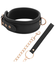 COQUETTE CHIC DESIRE - COLLIER FANTAISIE EN CUIR VÉGAN AVEC BRACELET ET DOUBLURE EN NÉOPRÈNE