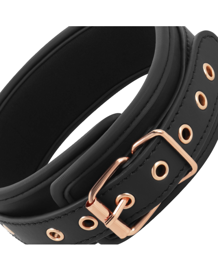 COQUETTE CHIC DESIRE - COLLIER FANTAISIE EN CUIR VÉGAN AVEC BRACELET ET DOUBLURE EN NÉOPRÈNE