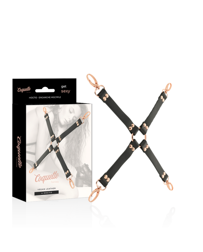 COQUETTE CHIC DESIRE - CRAVATE DE PORC FANTAISIE EN CUIR VÉGÉTAL