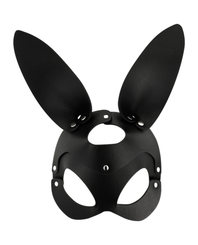 COQUETTE CHIC DESIRE - MASQUE EN CUIR VEGAN AVEC OREILLES DE LAPIN