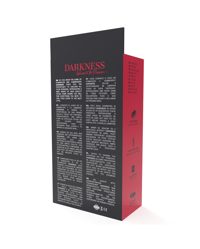 DARKNESS - MENOTTES AVEC DOUBLE MOUSQUETON