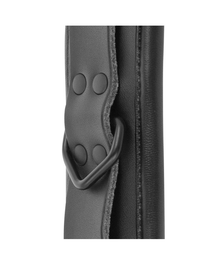 DARKNESS - APPUI-POIGNETS EN CUIR NOIR