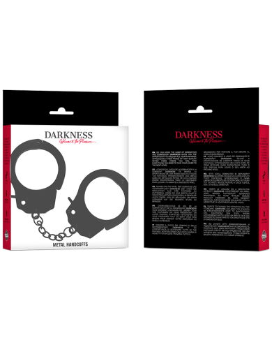 DARKNESS - MENOTTES EN MÉTAL POUR MAINS NOIRES