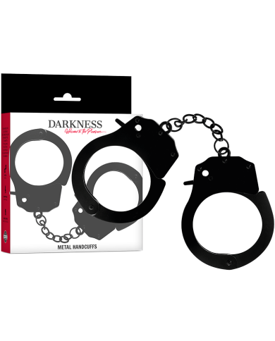 DARKNESS - MENOTTES EN MÉTAL POUR MAINS NOIRES