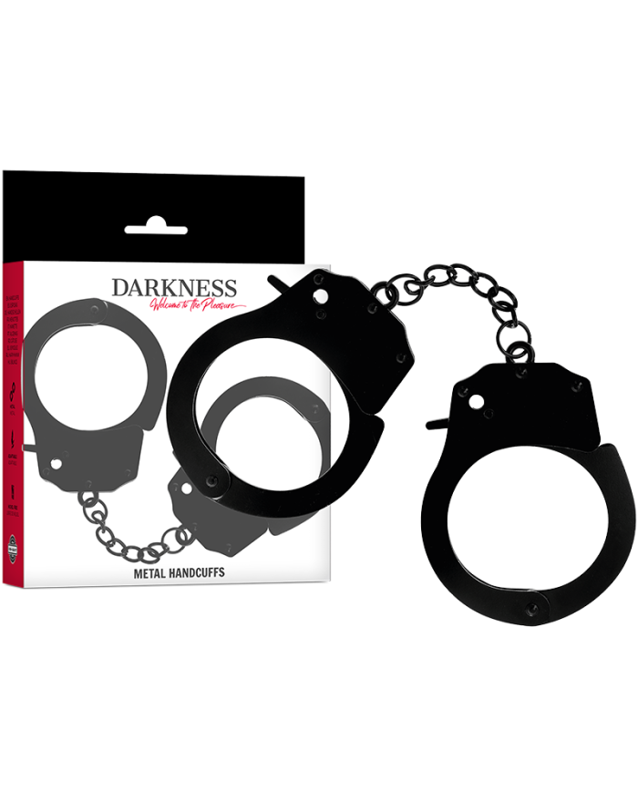 DARKNESS - MENOTTES EN MÉTAL POUR MAINS NOIRES