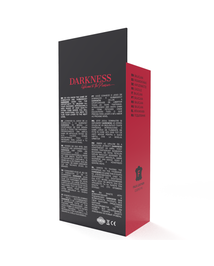 DARKNESS - MASQUE DE SUBJUGATION NOIR