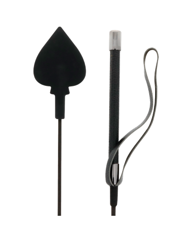 DARKNESS - CRAVACHE EN SILICONE NOIR