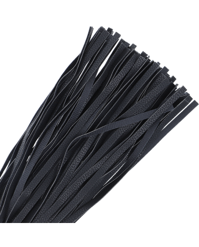 DARKNESS - FLOGGER NOIR 42CM CUIR