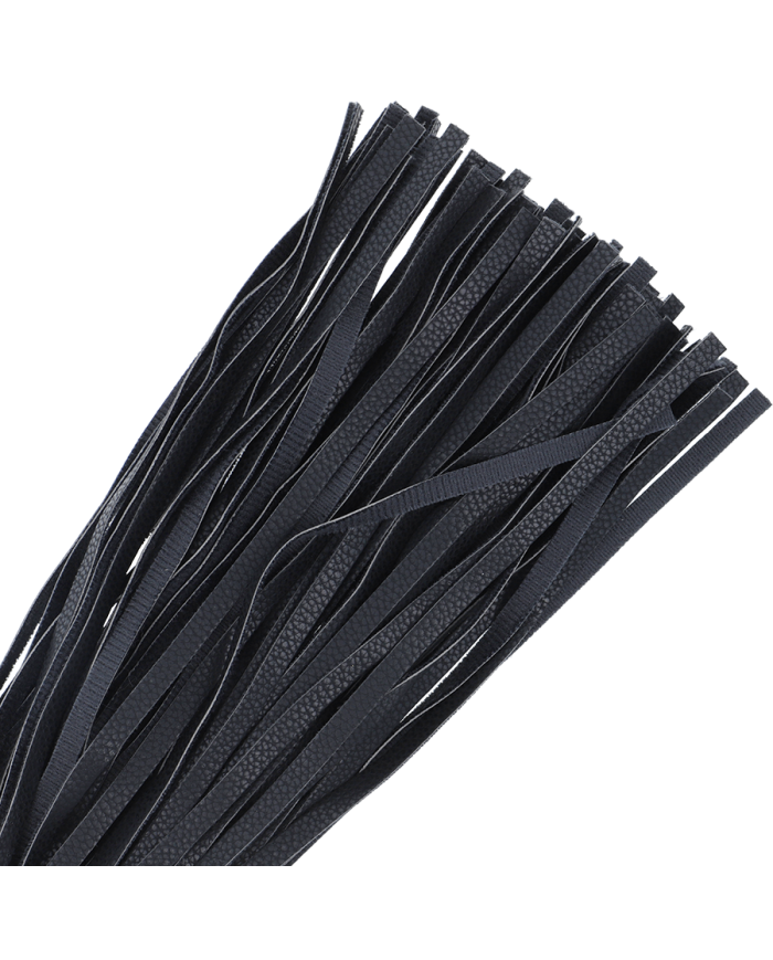 DARKNESS - FLOGGER NOIR 42CM CUIR