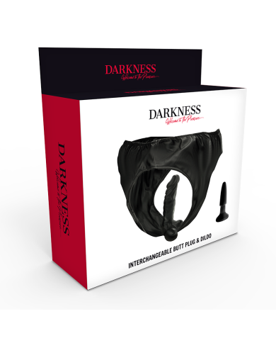 DARKNESS - PLUG ANAL ET GODE INTERCHANGEABLES