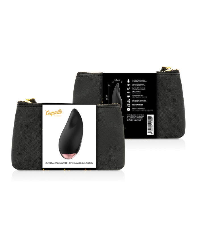 COQUETTE CHIC DESIRE - STIMULATEUR CLITORIAL NOIR / OR