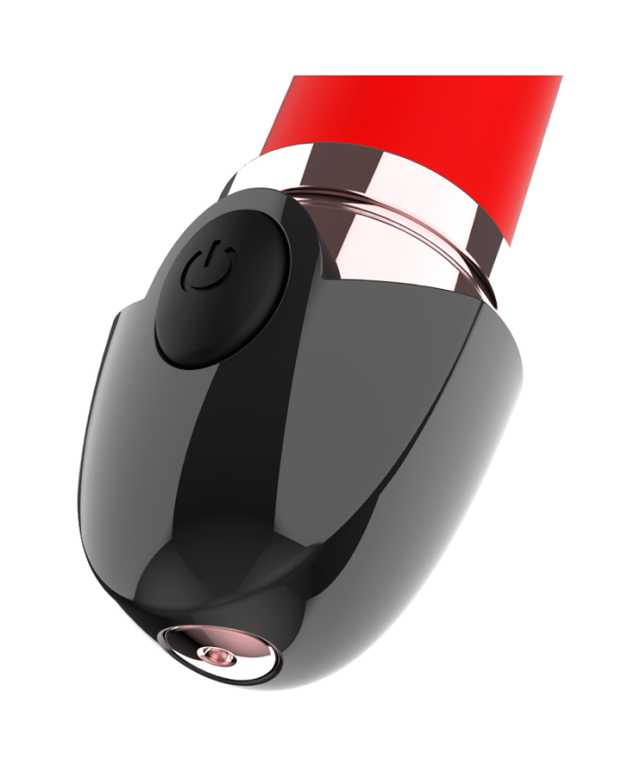 COQUETTE CHIC DESIRE - VIBRATEUR RECHARGEABLE ROUGE A LÈVRES NOIR/ OR