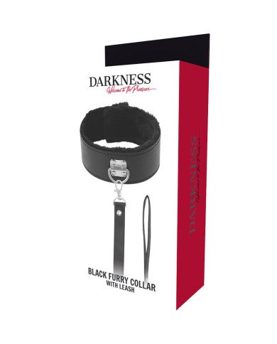 DARKNESS - COLLIER AVEC LAISSE TITANE