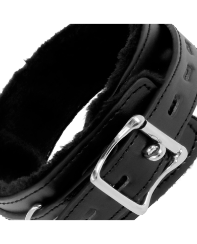 DARKNESS - COLLIER DE POSTURE CONFORTABLE AVEC CHAÎNE EN CUIR