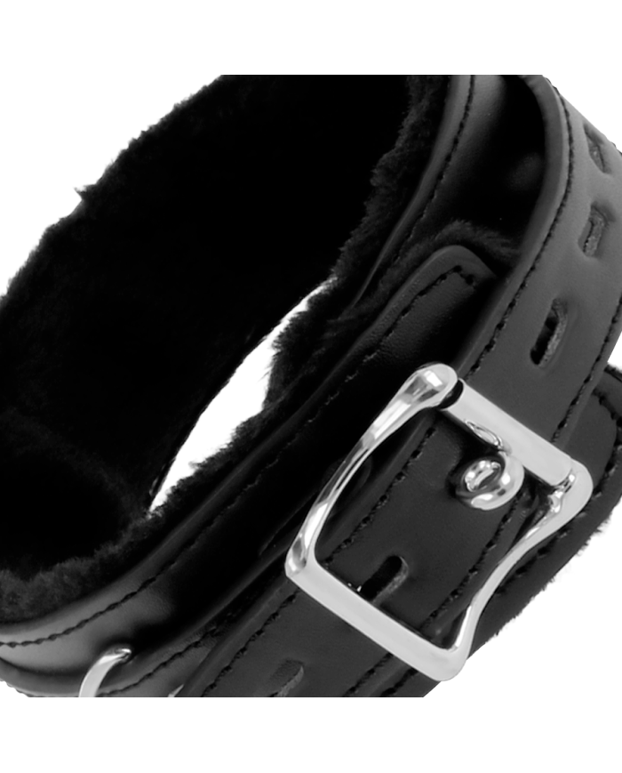DARKNESS - COLLIER DE POSTURE CONFORTABLE AVEC CHAÎNE EN CUIR