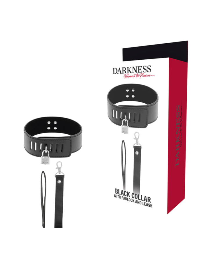 DARKNESS - COLLIER DE POSTURE VERROUILLABLE - NOIR