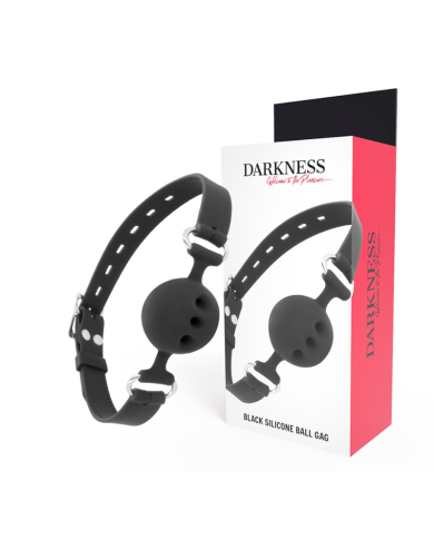DARKNESS - BTON EN SILICONE RESPIRANT NOIR