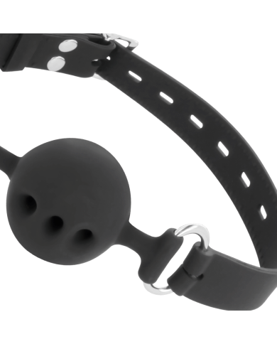 DARKNESS - BTON EN SILICONE RESPIRANT NOIR