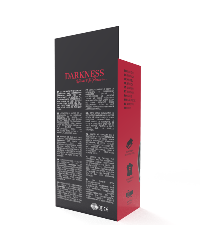 DARKNESS - BÂILLON BOULE NOIRE