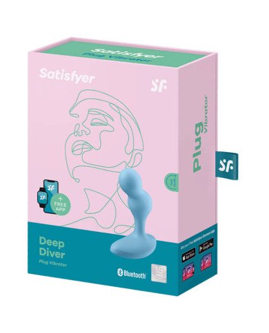 SATISFYER - APPLICATION DE PLUG VIBRANT DEEP DIVER
