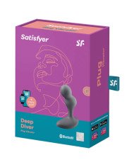 SATISFYER - APPLICATION DE PLUG VIBRANT DEEP DIVER