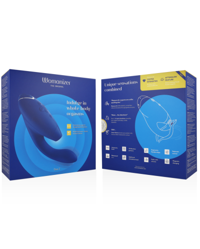 WOMANIZER - DUO 2 STIMULATEUR BLEU