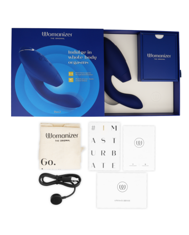 WOMANIZER - DUO 2 STIMULATEUR BLEU