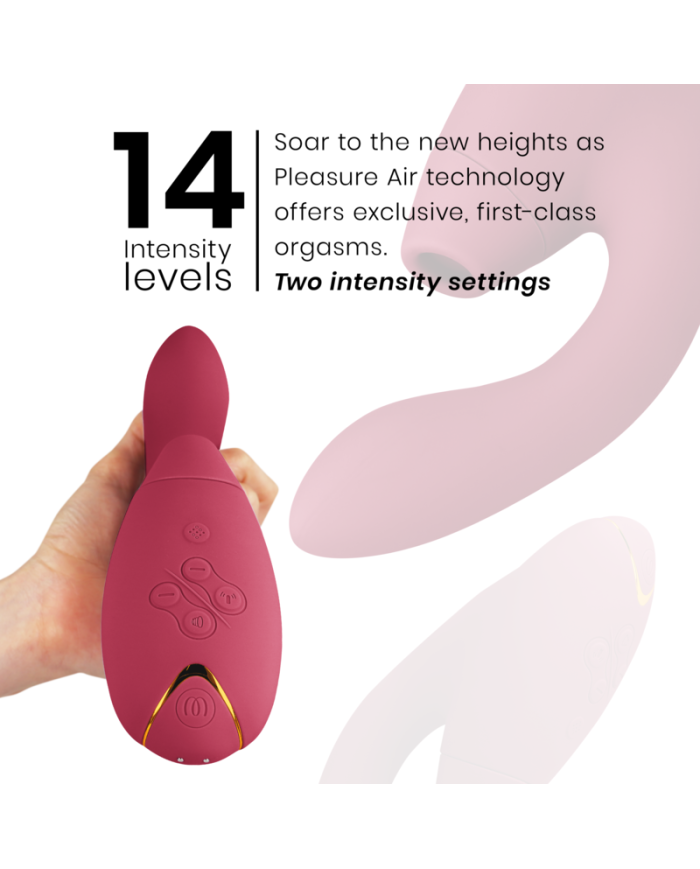 WOMANIZER - DUO 2 STIMULATEUR BORDEAUX