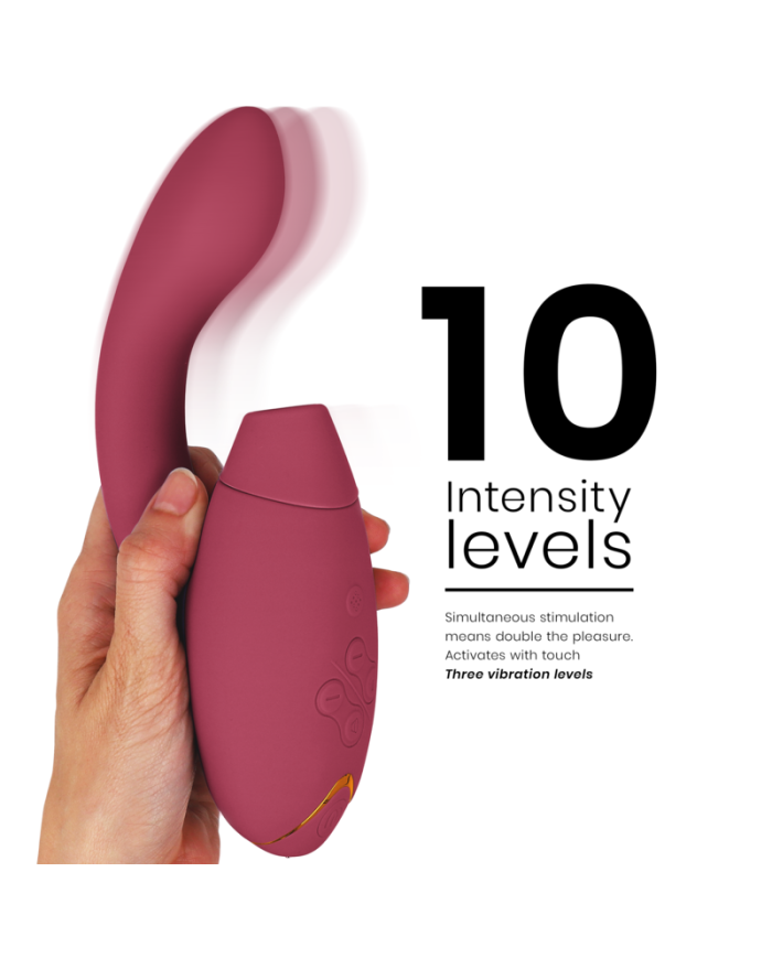 WOMANIZER - DUO 2 STIMULATEUR BORDEAUX