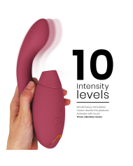 WOMANIZER - DUO 2 STIMULATEUR BORDEAUX