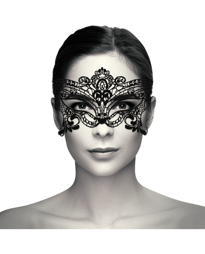 COQUETTE CHIC DESIRE - MASQUE LARGE EN DENTELLE NOIRE