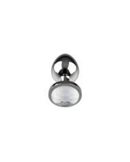 COQUETTE CHIC DESIRE - PLUG ANAL METAL COULEUR BLANC TAILLE L 4 X 9 CM