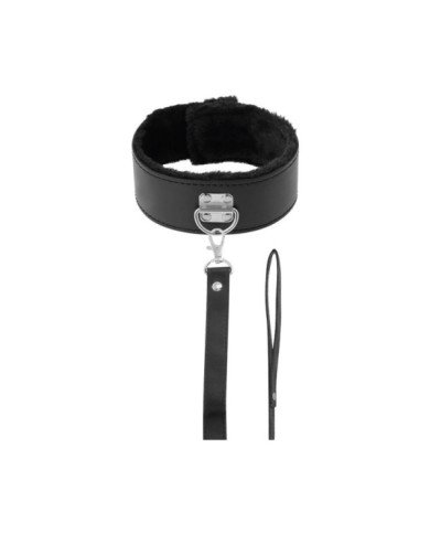DARKNESS - COLLIER AVEC LAISSE TITANE