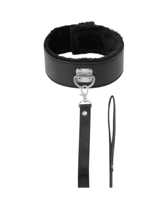 DARKNESS - COLLIER AVEC LAISSE TITANE