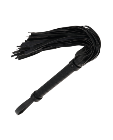 DARKNESS - FLOGGER NOIR 42CM CUIR