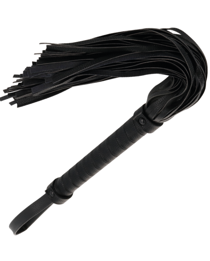 DARKNESS - FLOGGER NOIR 42CM CUIR