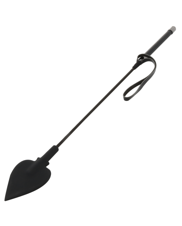 DARKNESS - CRAVACHE EN SILICONE NOIR