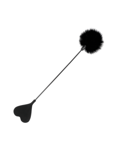 DARKNESS - FOUET PLUME DAMOUR NOIR 40 CM