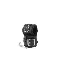 DARKNESS - LOVE CUFFS POIGNET AVEC FOURRURE NOIR