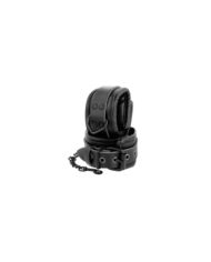 DARKNESS - APPUI-POIGNETS EN CUIR NOIR
