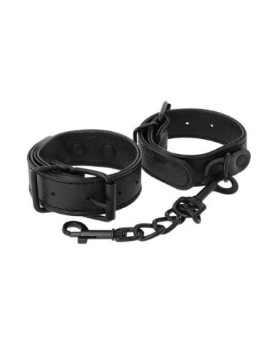 DARKNESS - MENOTTES TEXTURÉES LARGES ET MINCE