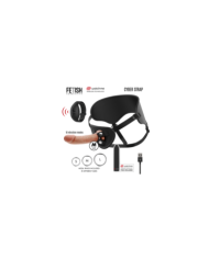 FETISH SUBMISSIVE CYBER STRAP - HARNAIS TÉLÉCOMMANDE ET BULLET VIBRANT TECHNOLOGIE WATCME M