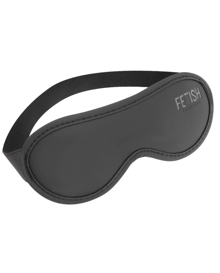 FETISH SUBMISSIVE - MASQUE EN CUIR VÉGAN II AVEC DOUBLURE EN NÉOPRÈNE